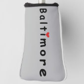 I Liebe Baltimore Golf Headcover (Rotieren 90)