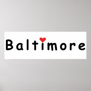 I Liebe Baltimore Poster