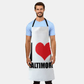 I Liebe Baltimore Schürze (Getragen)
