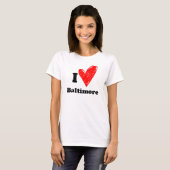I Liebe Baltimore T-Shirt (Vorne ganz)
