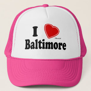 I Liebe Baltimore Truckerkappe