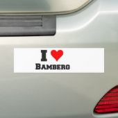 I Liebe Bamberg Autoaufkleber (Auf Auto)