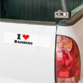 I Liebe Bamberg Autoaufkleber (Auf Lkw)
