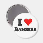 I Liebe Bamberg Magnet (Vorderseite/Rückseite)