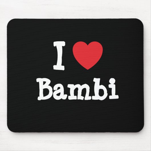 I Liebe Bambi-T - Shirt Mousepad (Vorne)