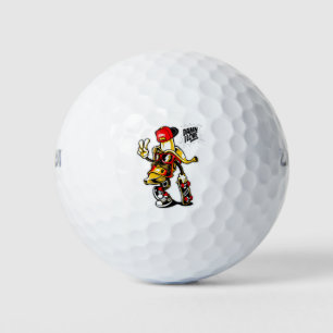 I Liebe Banana Rebel Golfball