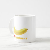 I Liebe-Bananen Kaffeetasse (Vorderseite Links)