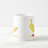 I Liebe-Bananen Kaffeetasse (Mittel)
