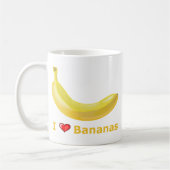 I Liebe-Bananen Kaffeetasse (Links)