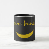 I Liebe-Bananen-Tasse Tasse (Zentrum)