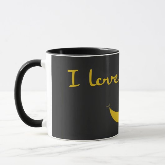I Liebe-Bananen-Tasse Tasse (Links)