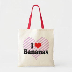 I Liebe-Bananen Tragetasche