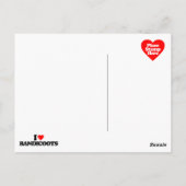 I LIEBE BANDICOOTS POSTKARTE (Rückseite)