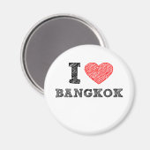 I Liebe Bangkok Magnet (Vorderseite/Rückseite)