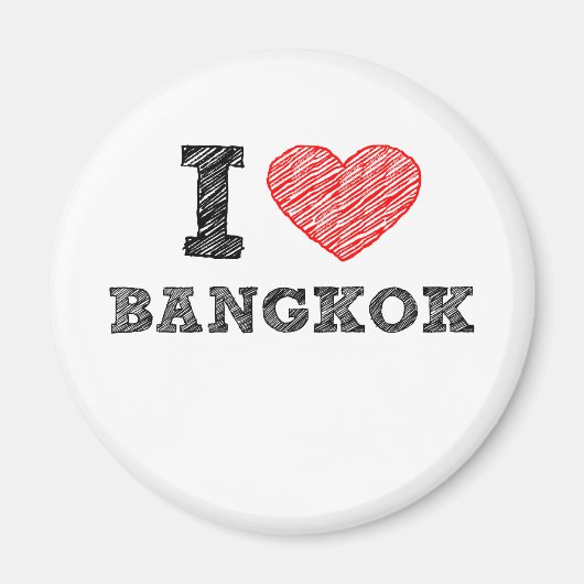 I Liebe Bangkok Magnet (Vorne)