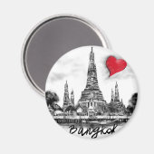 I Liebe Bangkok Magnet (Vorderseite/Rückseite)