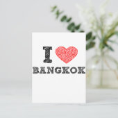 I Liebe Bangkok Postkarte (Stehend Vorderseite)