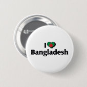I Liebe Bangladesch Button (Vorne & Hinten)