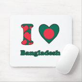 I Liebe Bangladesch Mousepad (Mit Mouse)
