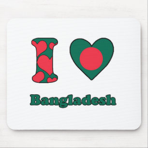 I Liebe Bangladesch Mousepad