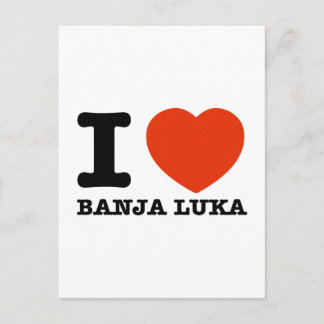I Liebe Banja Luka Postkarte