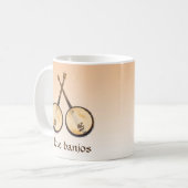 I Liebe Banjos Music Instruments Tasse (Vorderseite Links)