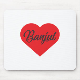 I Liebe Banjul - Gambia Mousepad