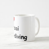 I Liebe Banzai Skydiving Kaffeetasse (VorderseiteRechts)