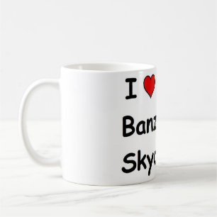 I Liebe Banzai Skydiving Kaffeetasse