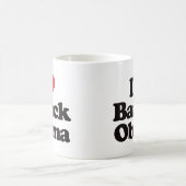 I Liebe Barack Obama Kaffeetasse (Mittel)