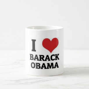 I Liebe Barack Obama Kaffeetasse