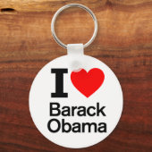 I Liebe Barack Obama Schlüsselanhänger (Vorderseite)