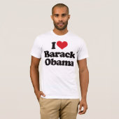 I Liebe Barack Obama T-Shirt (Vorne ganz)