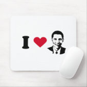 I Liebe-Barack Obama T - Shirt Mousepad (Mit Mouse)
