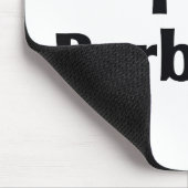 I Liebe Barbados Flag Mousepad (Ecke)