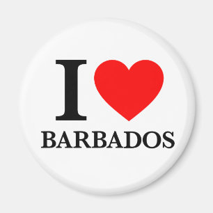 I Liebe Barbados Magnet