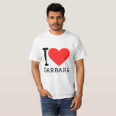 I Liebe Barbara T-Shirt (Vorne ganz)