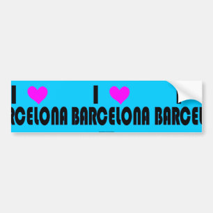 I Liebe-Barcelona-Autoaufkleber Autoaufkleber