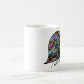 I Liebe Barcelona - Die Blume Stadt Kaffeetasse (Mittel)