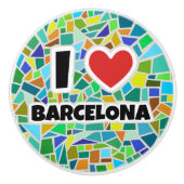 I Liebe Barcelona Keramikknauf (Vorderseite)