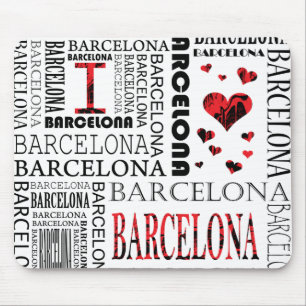I Liebe Barcelona Mousepad
