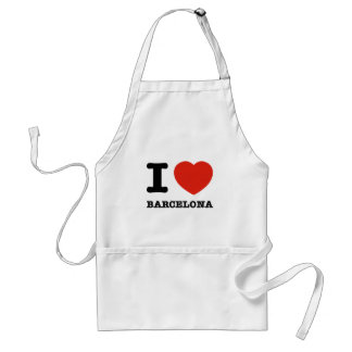 I Liebe Barcelona Schürze