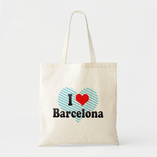 I Liebe Barcelona, Spanien Tragetasche (Vorne)