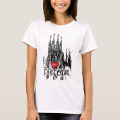 I Liebe Barcelona T-Shirt (Vorderseite)
