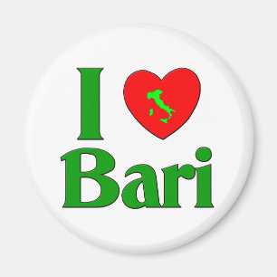 I Liebe Bari Italien Magnet