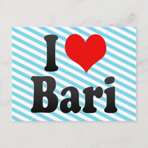 I Liebe Bari, Italien Postkarte