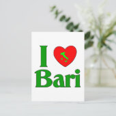 I Liebe Bari Italien Postkarte (Stehend Vorderseite)