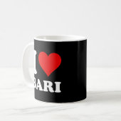 I Liebe Bari Kaffeetasse (Vorderseite Links)