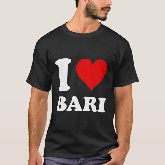 I Liebe Bari T-Shirt (Vorderseite)