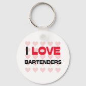 I LIEBE BARKEEPER SCHLÜSSELANHÄNGER (Vorderseite)